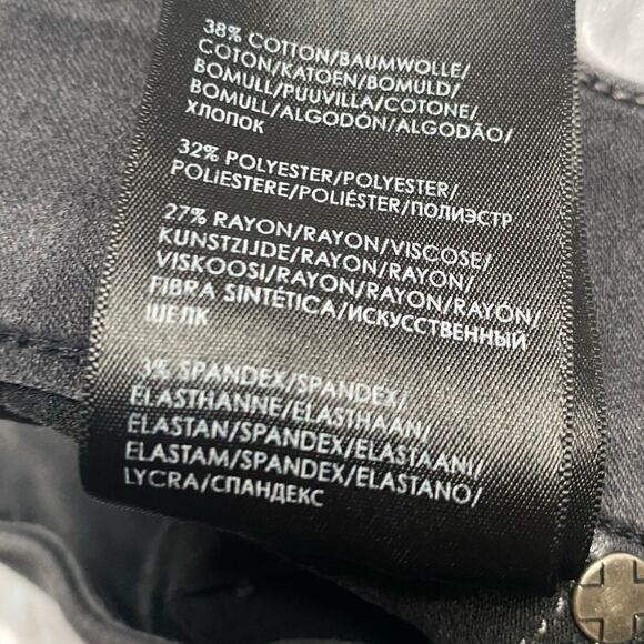 LIVERPOOL Pull On Jeans Dark Gray Elastic Waist Women’s Size 2P FLAWED - Picture 8 of 10